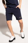 emporio armani Vend denim skirt Sports shorts with logo